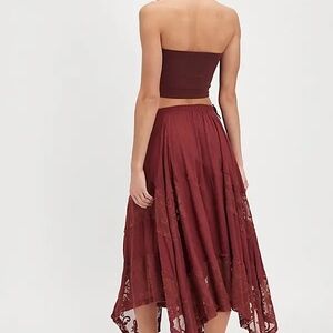 Free People Sunny Meadows Convertible Slip - Brandy Brown